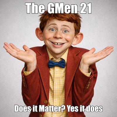 GMen Show 21: Does it Matter? Yes it does