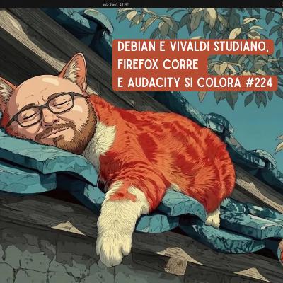 Debian e Vivaldi studiano, Firefox corre e Audacity si colora - Il Podcast di Marco’s Box #224