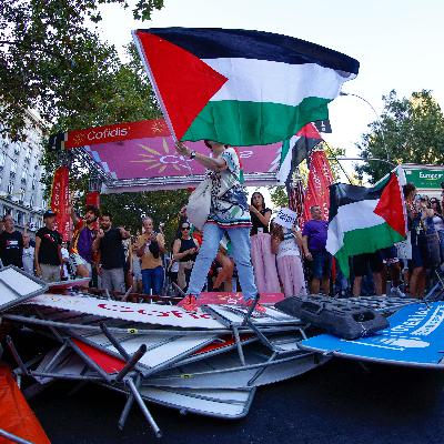 Las protestas contra el genocidio en Gaza paran La Vuelta Ciclista a España Las protestas contra el genocidio en Gaza paran La Vuelta Ciclista a España