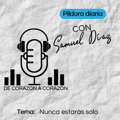 PILDORA DIARIA 29/12/22 - TEMA: NUNCA ESTARÀS SOLO - De Corazon a Corazon