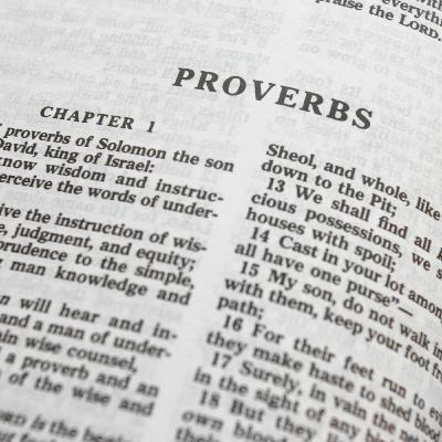 The Book of Proverbs The Book of Proverbs