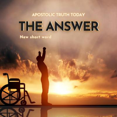 [A short word] The ANSWER