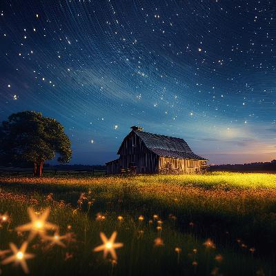 Outdoor Country at Night: A 6-Hour Immersion / Relaxing Sounds to Sleep, Study, Meditate