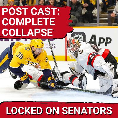 POST CAST: OTTAWA SENATORS CHOKE AWAY 3-0 LEAD IN UNACCEPTABLE LOSS VS NASHVILLE PREDATORS POST CAST: OTTAWA SENATORS CHOKE AWAY 3-0 LEAD IN UNACCEPTABLE LOSS VS NASHVILLE PREDATORS