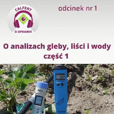 1. Analizy gleby, wody i liści – mogą być źródłem oszczędności w żywieniu naszych roślin. Część 1.