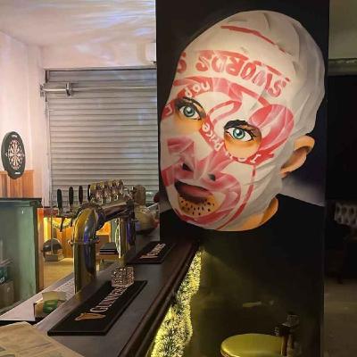 Theres a seven foot painting of me in a bar in China and I don't know why it's there