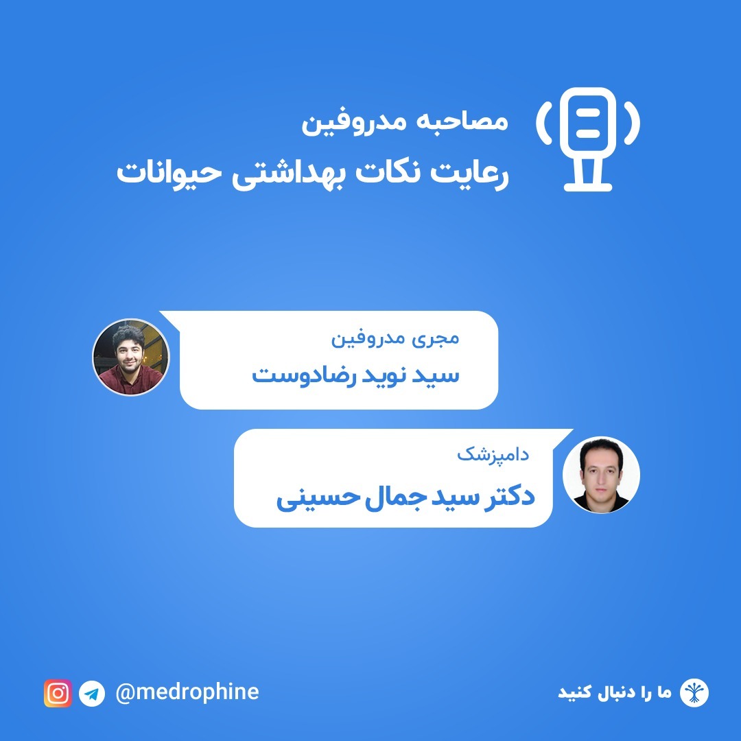 رعایت نکات بهداشتی حیوانات رعایت نکات بهداشتی حیوانات