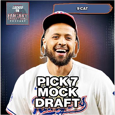 Fantasy Basketball Mock Draft Pick 7 | Cade Cunningham Team Build Breakdown