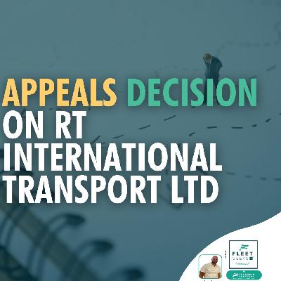 Appeals decision on RT International Transport Ltd