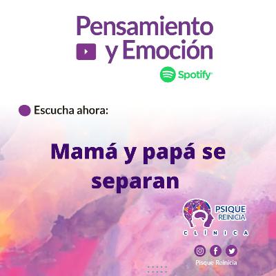 Mamá y papá se separan