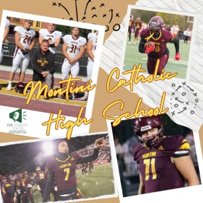 Montini Head Football Coach Mike Bukovsky + Izzy Abrams, Isaac Alexander and Angelo DeSensi