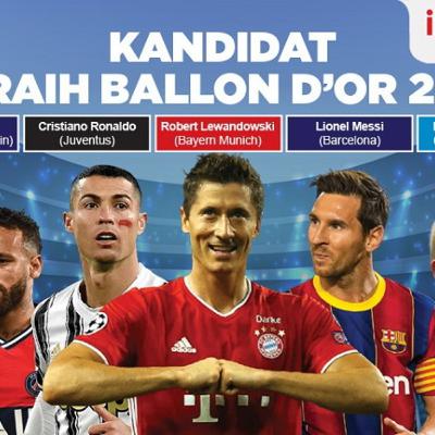 5 Pemain Calon Peraih Ballon D'or, Ada Kante?