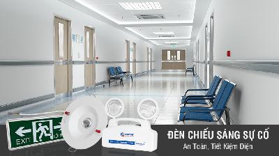 Top 3 đèn chiếu sáng sự cố, thoát hiểm tuổi thọ cao