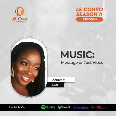 MUSIC; The Message Or Just Vibes MUSIC; The Message Or Just Vibes