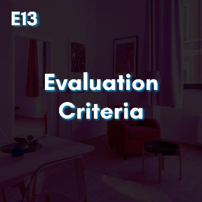 E13 Evaluation Criteria