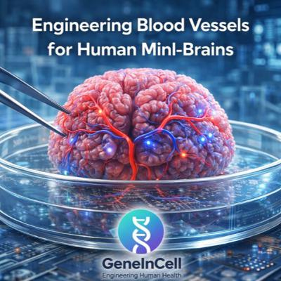 Engineering Blood Vessels for Human Mini Brains | Vascularized Human Brain Organoids | GeneInCell | 2026