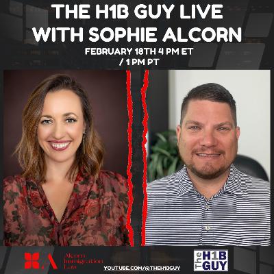 THE H1B GUY LIVE with Sophie Alcorn - Alcorn Immigration Law Discussing H1B Lottery, Reform & More! THE H1B GUY LIVE with Sophie Alcorn - Alcorn Immigration Law Discussing H1B Lottery, Reform & More!