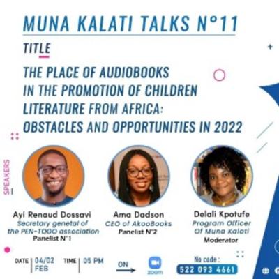 Muna Kalati Talks 11 - The place of audiobooks in the promotion of children literature in Africa