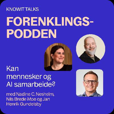 Nadine Caillé Nesheim, Nils Brede Moe og Jan-Henrik Gundelsby - Kan mennesker og AI samarbeide?