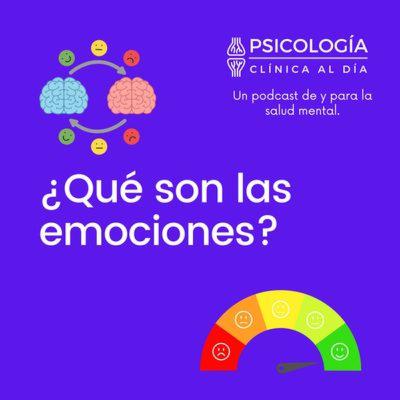 ¿Qué son las emociones?