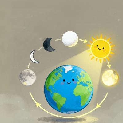 Moody Moon- why does it change its shape?