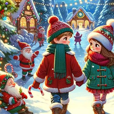 Der Besuch im Land des Weihnachtsmanns | Weihnachtsgeschichten