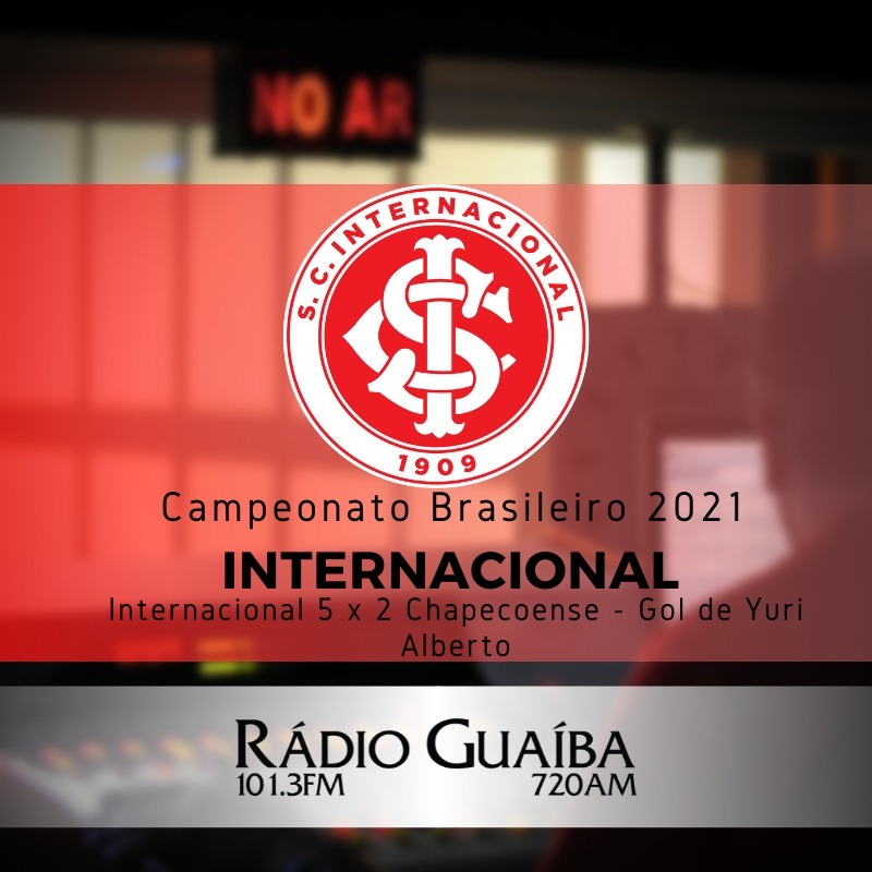 INTERNACIONAL 5 x 2 CHAPECOENSE - Gol de Yuri Alberto INTERNACIONAL 5 x 2 CHAPECOENSE - Gol de Yuri Alberto