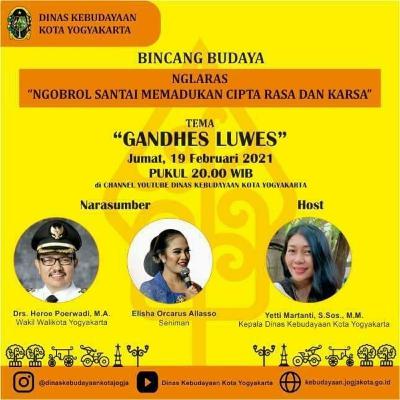 Bincang Budaya Nglaras "Gandhes Luwes"