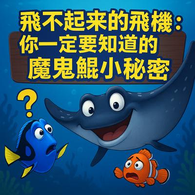 飛不起來的飛機：你一定要知道的魔鬼魟小秘密