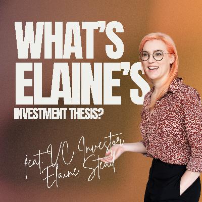 Episode Two: Elaine Stead's Investment Thesis Episode Two: Elaine Stead's Investment Thesis