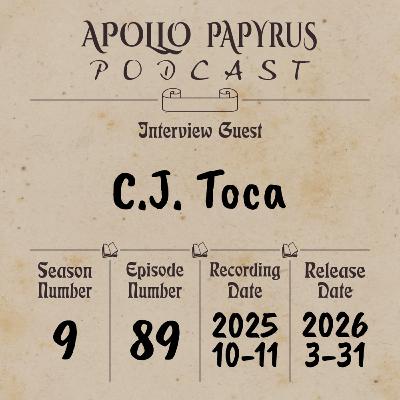 Suspense and Mystery Fiction Writing with C.J. Toca