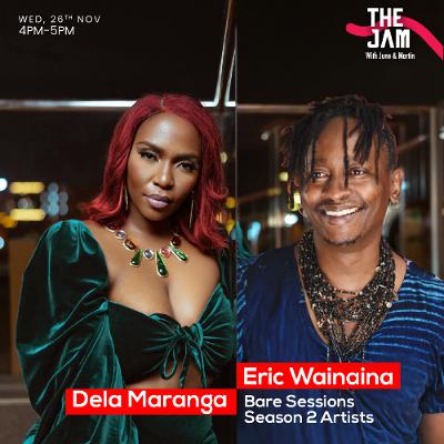 Bare Sessions Artists, Eric Wanaina & Dela Maranga On The Jam. Bare Sessions Artists, Eric Wanaina & Dela Maranga On The Jam.