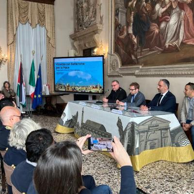 Rinnovato il Patto di Fratellanza tra Vicenza e Betlemme. Possamai: “Un atto dall’alto valore simbolico”