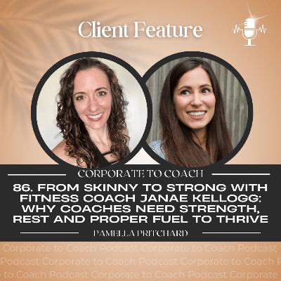 86. From Skinny to Strong with Fitness Coach Janae Kellogg:  Why Coaches Need Strength, Rest and Proper Fuel to Thrive