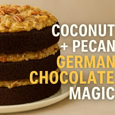 German Chocolate Cake Recipe | Coconut-Pecan Chocolate Magic 🍫🥥