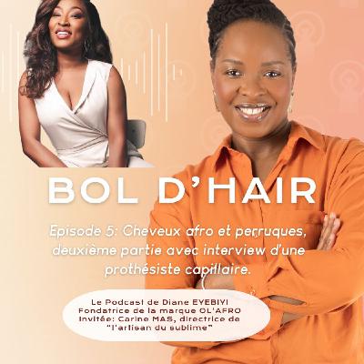 [Bol d’hair] Cheveux afro et perruques- Partie 2 - Invitée Carine MAS, directrice de “l’Artisan du sublime”