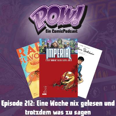 Ep. 212: Eine Woche nix gelesen und trotzdem was zu sagen Ep. 212: Eine Woche nix gelesen und trotzdem was zu sagen