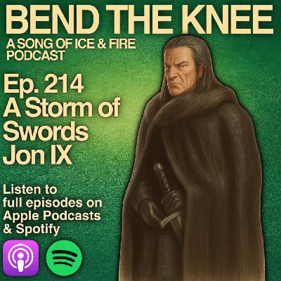 Ep. 214: - Jon IX | A Storm of Swords | "take this turncloack to an ice cell" Ep. 214: - Jon IX | A Storm of Swords | "take this turncloack to an ice cell"