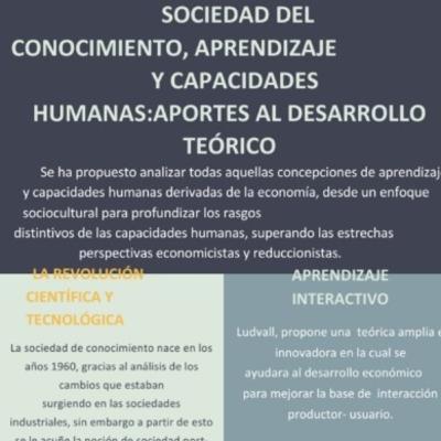 SOCIEDAD DEL CONOCIMIENTO Y SOCIEDAD DEL APRENDIZAJE