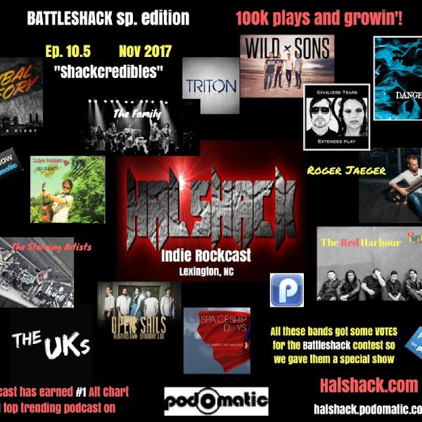 Ep. 10.5 "Shackcredibles" extended Battleshack edition 11/2/17 Ep. 10.5 "Shackcredibles" extended Battleshack edition 11/2/17