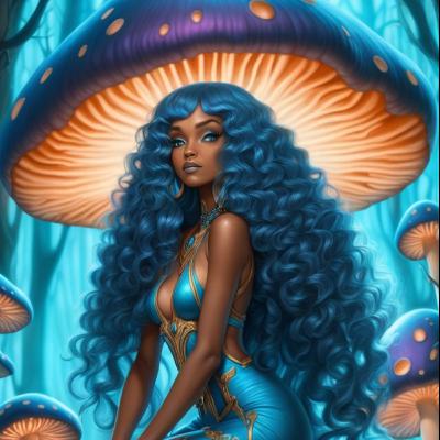 The Girl & Her 'Shrooms