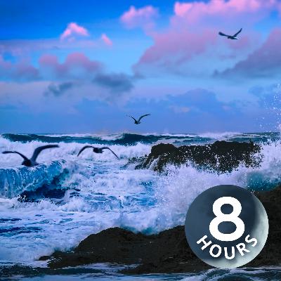 Ocean Sounds for Deep Sleep | BEST Ocean Waves Ambience 8-Hours