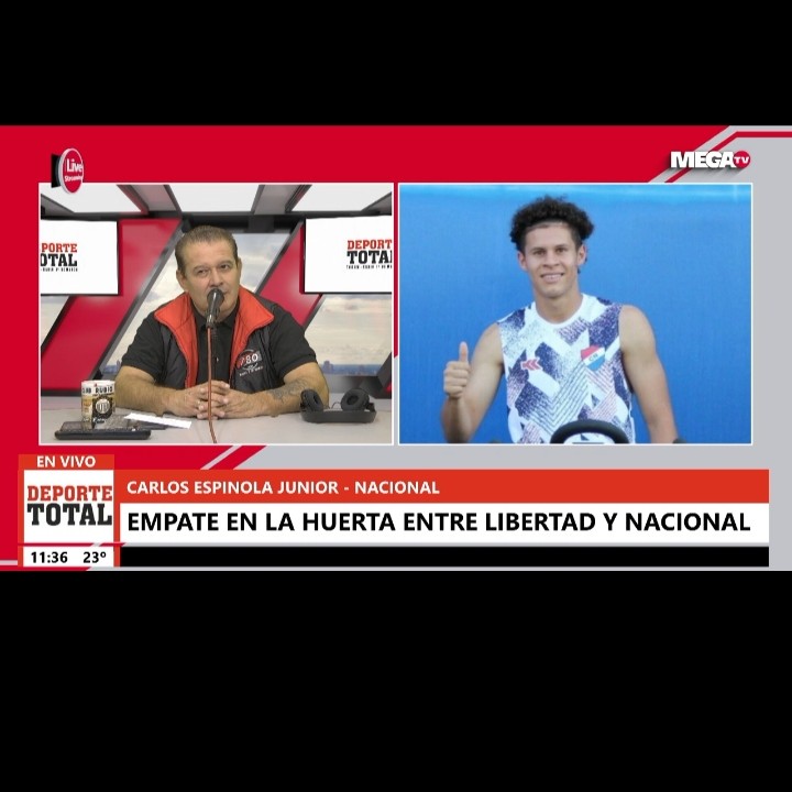 Carlos Espinola 'Júnior', Futbolista de Nacional en #DeporteTotal