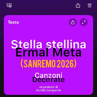 Ep. 17 Stella stellina - Ermal Meta