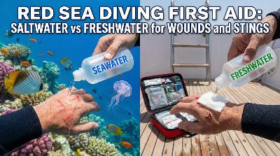 Red Sea Diving First Aid: Saltwater vs Freshwater for Wounds and Stings