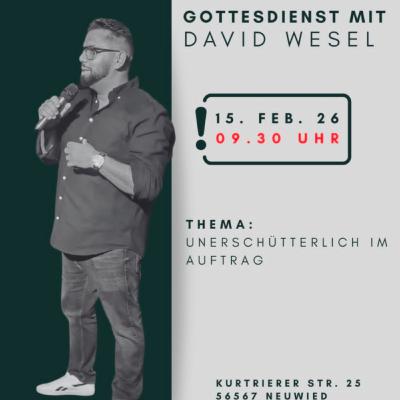 Predigt mit Atschi Wesel