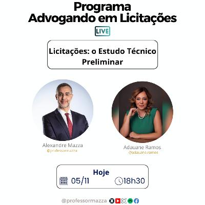 Estudo técnico preliminar (assista a live completa), com a Dra. Adauane Ramos | A Nova Advocacia Tributária