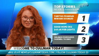 Reward doubled in Tabitha Franklin case | Good Hope funds lights | Council farewell