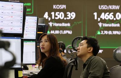 Rising volatility shadows Korea's stock market rally Rising volatility shadows Korea's stock market rally