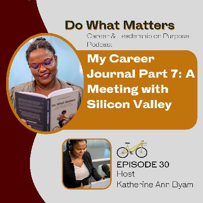 030 My Career Journal 7 Meeting with Silicon Valley